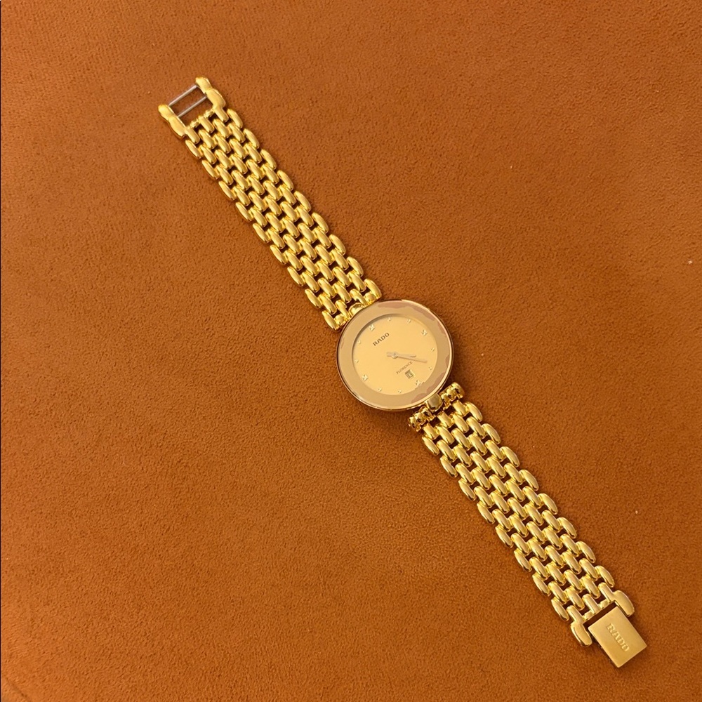 Vintage Rado Gold Chain Link Watch